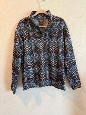 Ariat Men’s Jetty Gray Serape Print Sweater